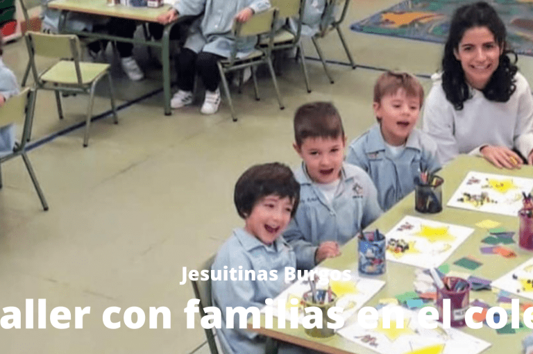 Taller con familias en el cole!