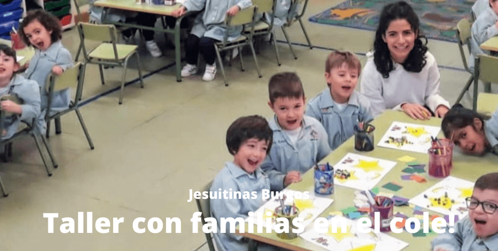 Taller con familias en el cole!